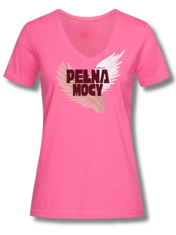 T-shirt V-neck | Pełna Mocy