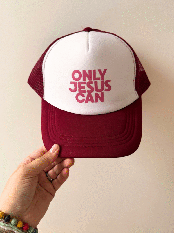 Czapka z daszkiem ONLY JESUS CAN