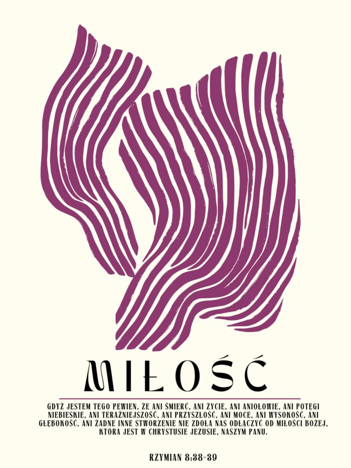 Plakat chrześcijański "Miłość"