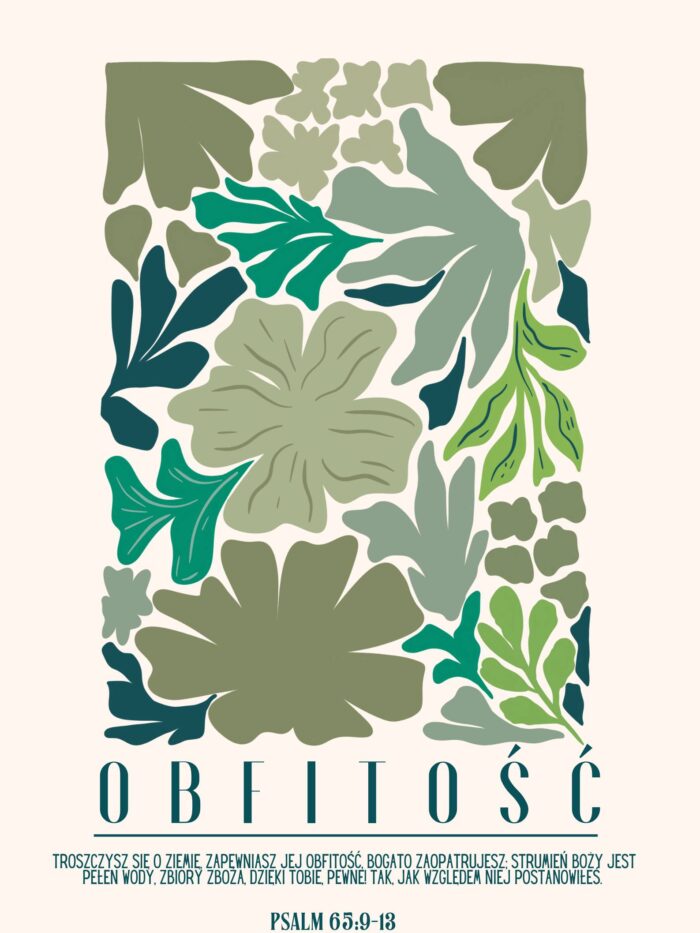 Plakat chrześcijański "OBFITOŚĆ"