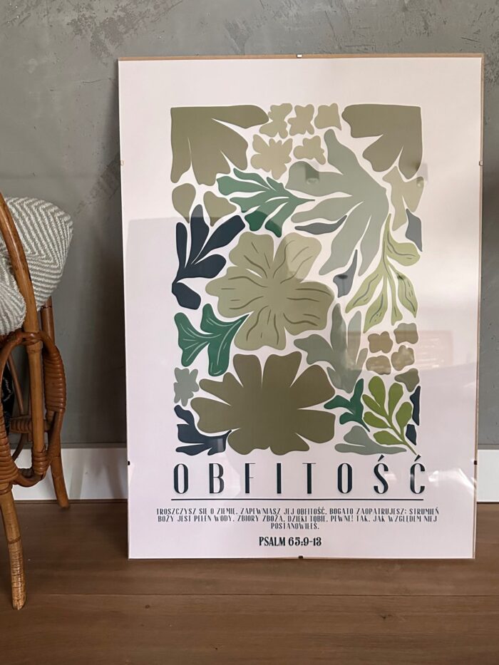 Plakat chrześcijański "OBFITOŚĆ"