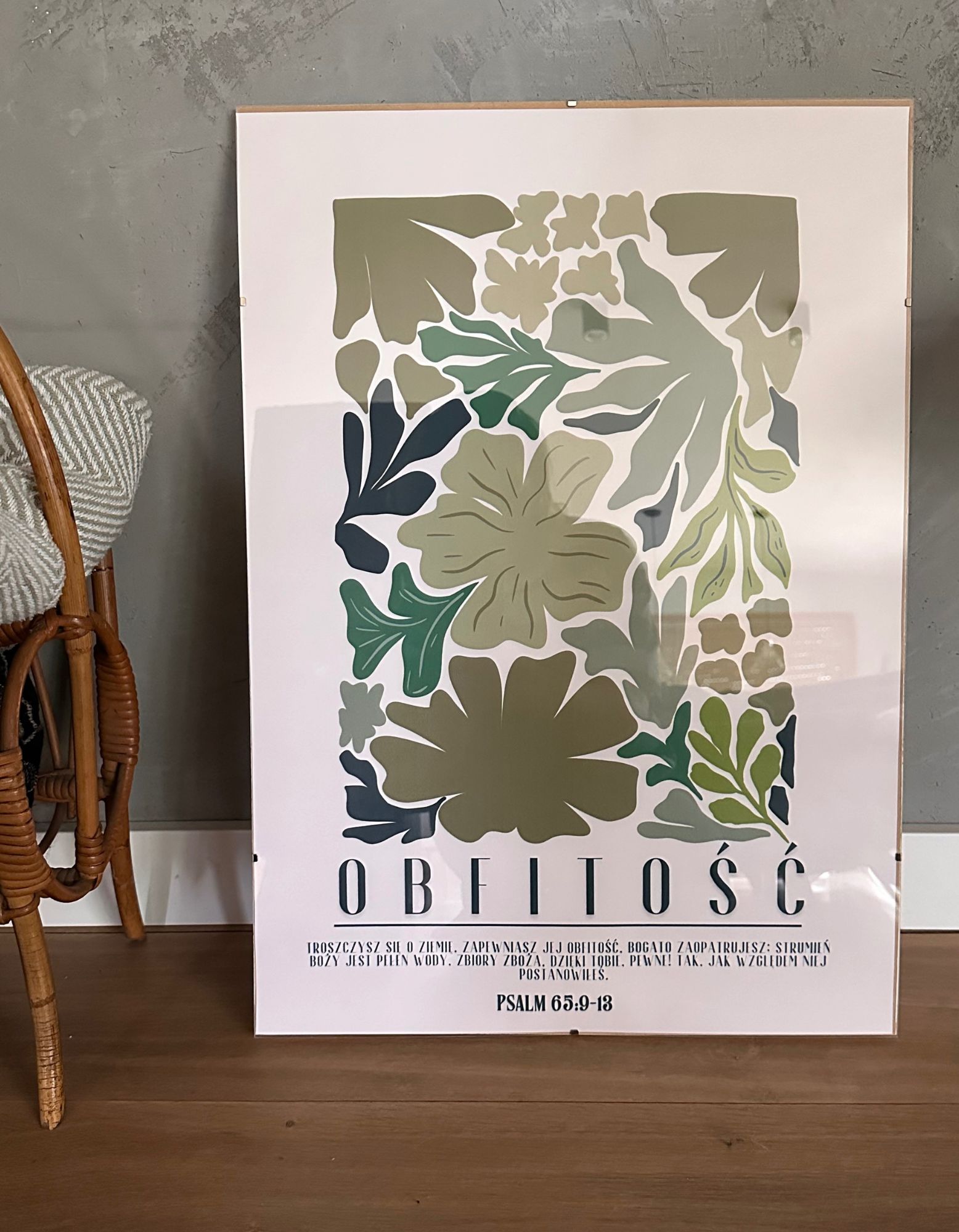 Plakat chrześcijański "OBFITOŚĆ"