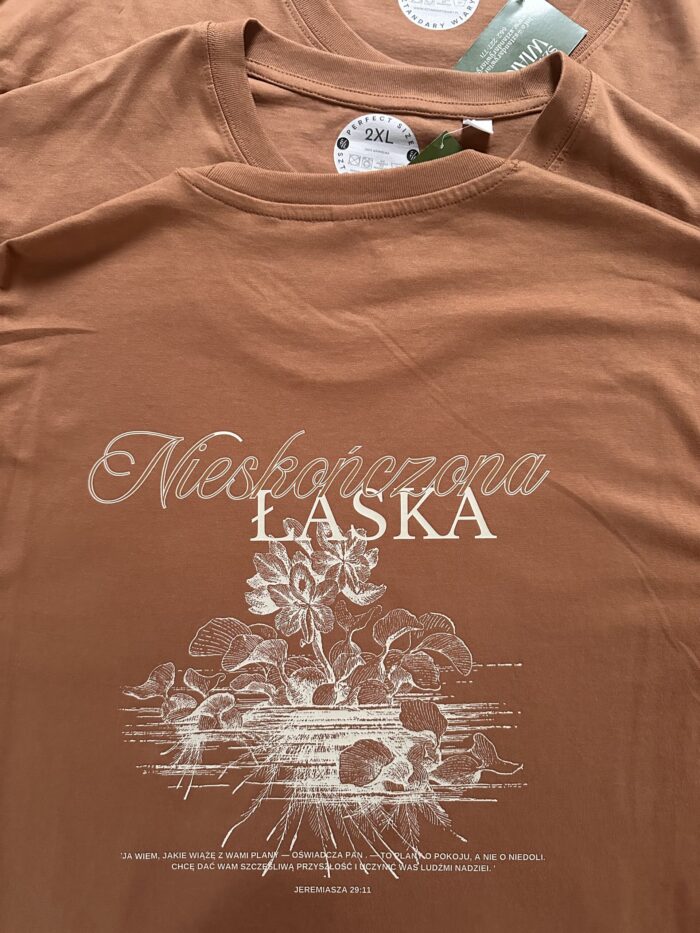 T-Shirt chrześcijański Oversize | Nieskończona Łaska