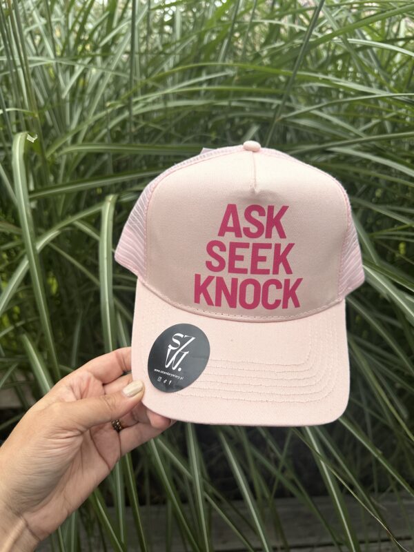Czapeczka z daszkiem trucker | ASK SEEK KNOCK