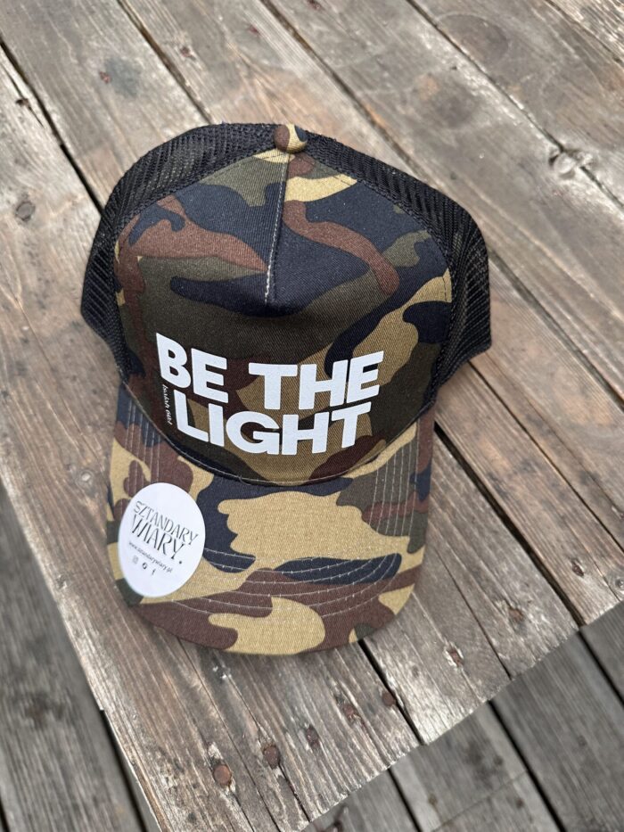 Czapeczka chrześcijańska trucker | BE THE LIGHT | Moro