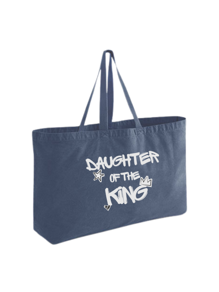 Duża torba chrześcijańska shopper | Daughter of the king