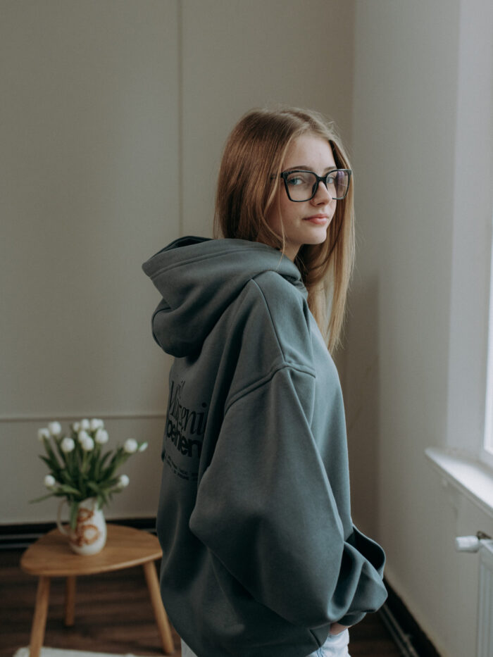 Bluza chrześcijańska z kapturem Oversize | Hej! są marzenia do spełnienia!