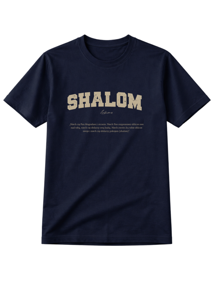 T-Shirt chrześcijański Regular | SHALOM