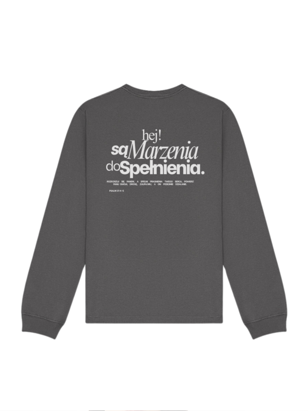 Hej! są marzenia do spełnienia | Longsleeve unisex