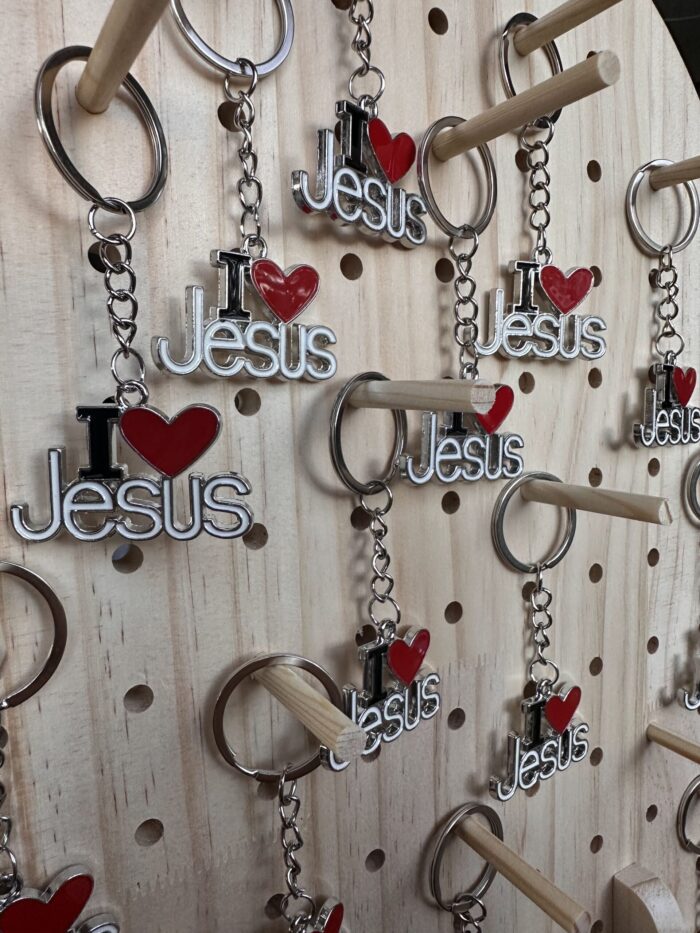 Brelok " I LOVE JESUS "