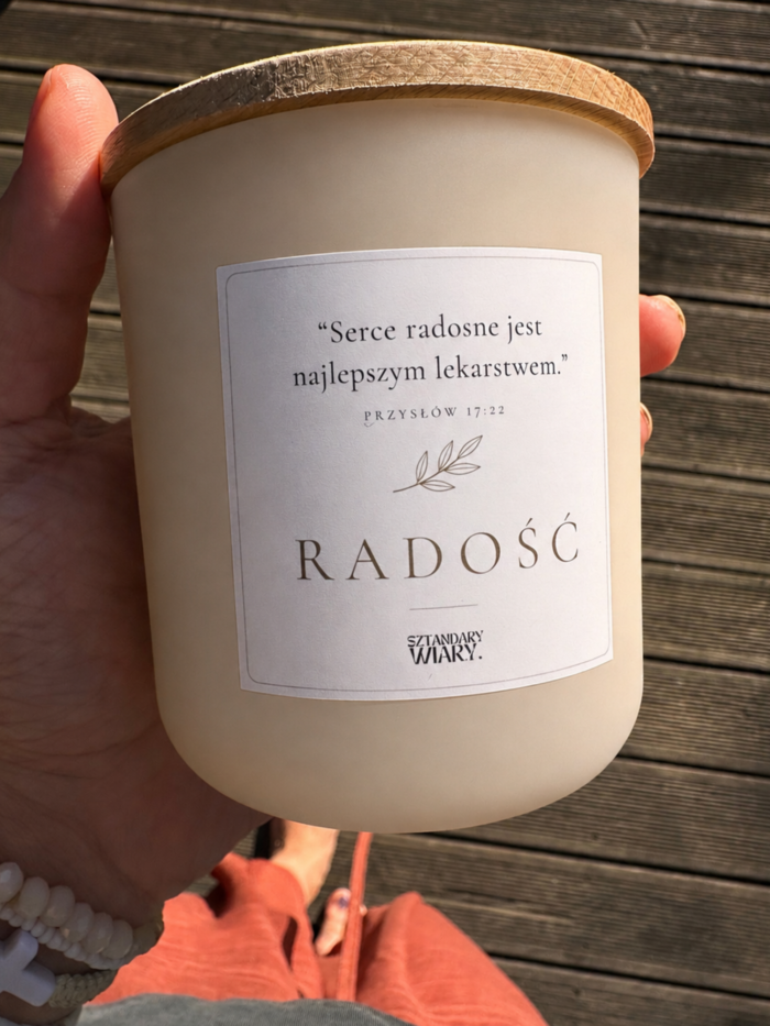 Świeczka "RADOŚĆ" duża