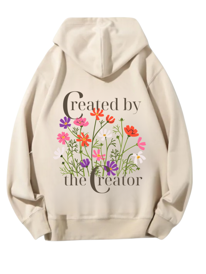 Bluza chrześcijańska z kapturem Oversize | CREATED BY CREATOR