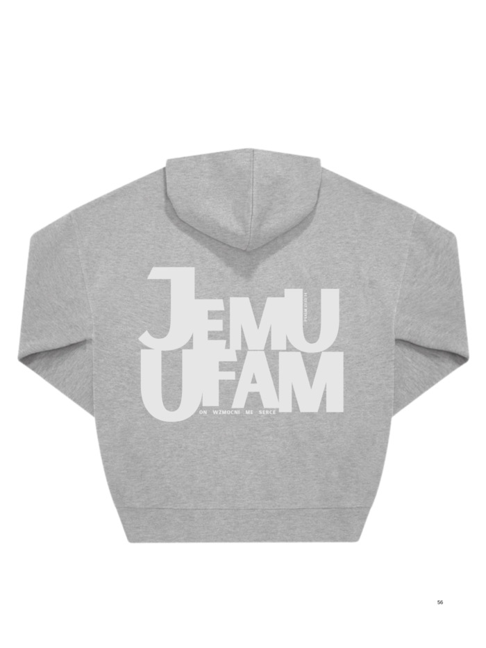 Bluza chrześcijańska z kapturem Oversize | JEMU UFAM