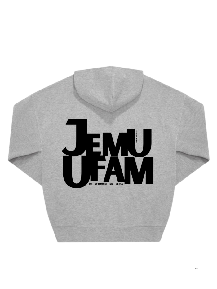 Bluza chrześcijańska z kapturem Oversize | JEMU UFAM