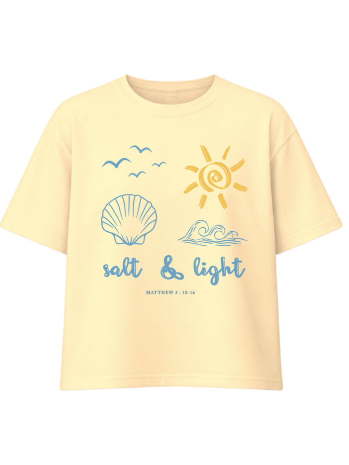 Salt & Light | T-Shirt chrześcijański boxy