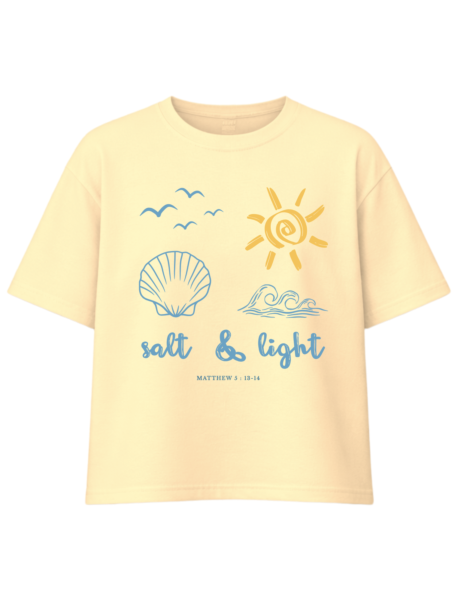 Salt & Light | T-Shirt chrześcijański boxy