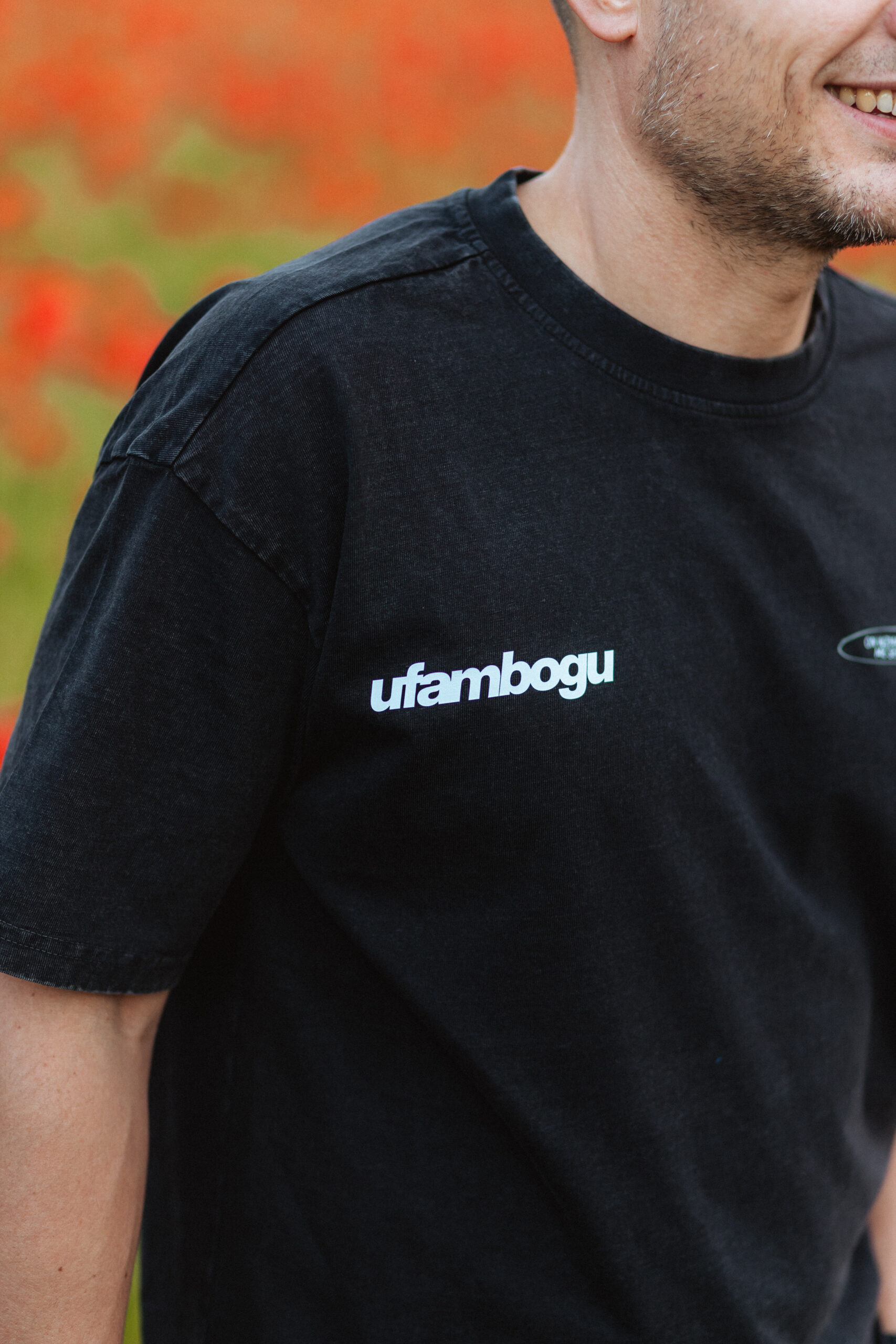 Koszulka chrześcijańska oversize WASHED | Ufam Bogu