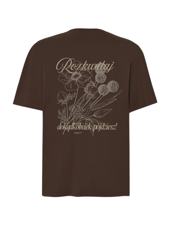 T-Shirt chrześcijański Oversize | Rozkwitaj