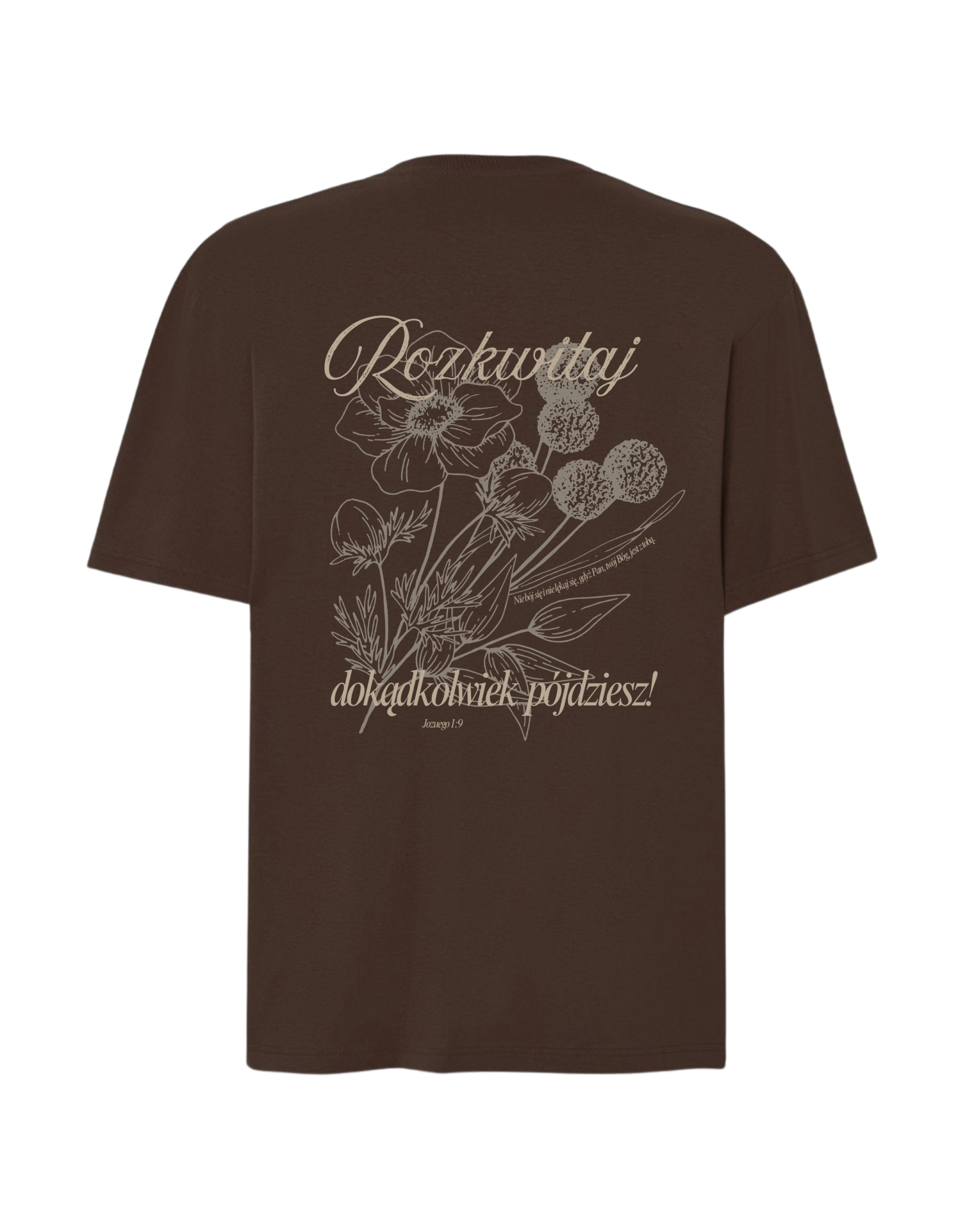 T-Shirt chrześcijański Oversize | Rozkwitaj