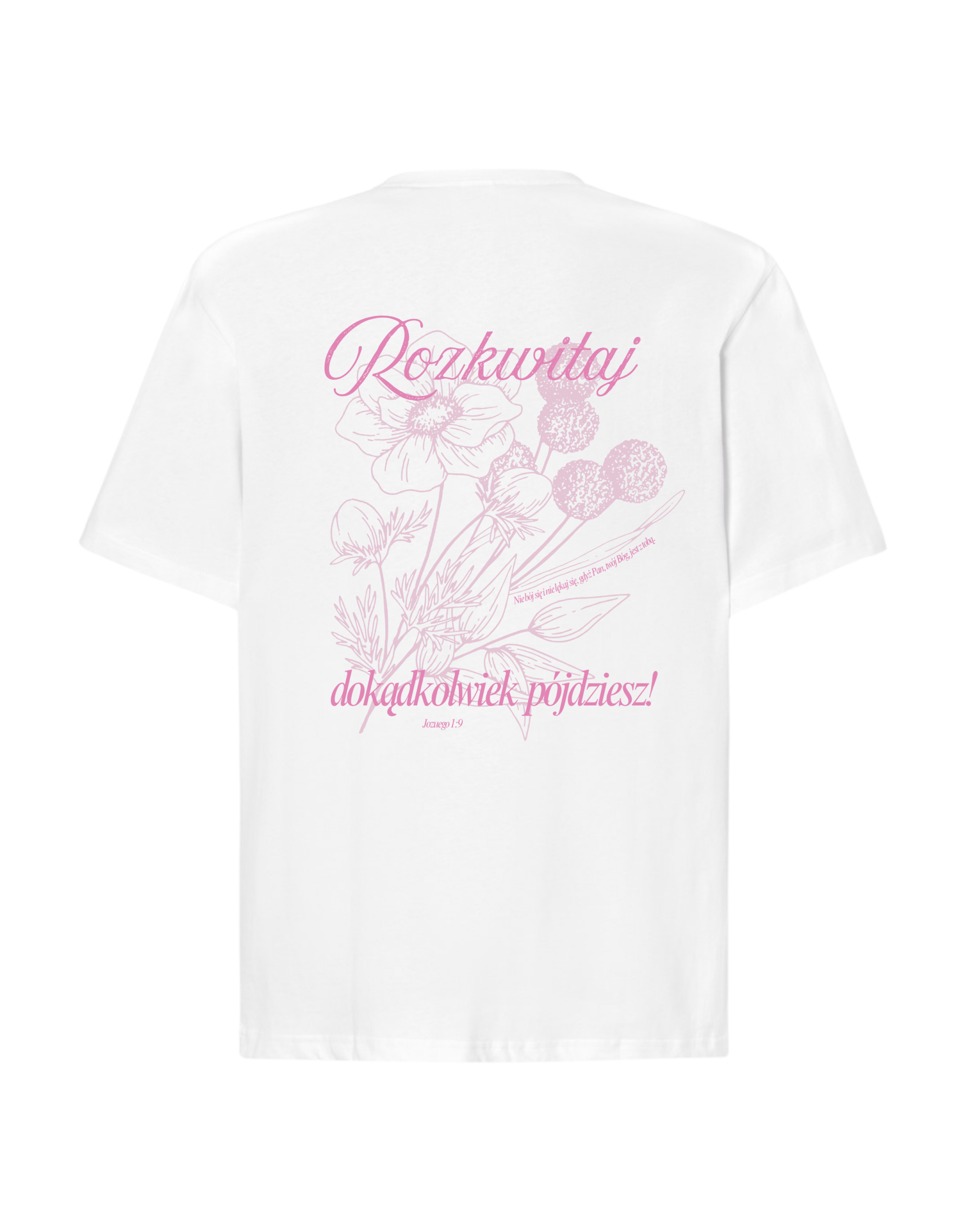 T-Shirt chrześcijański Oversize | Rozkwitaj - obrazek 3