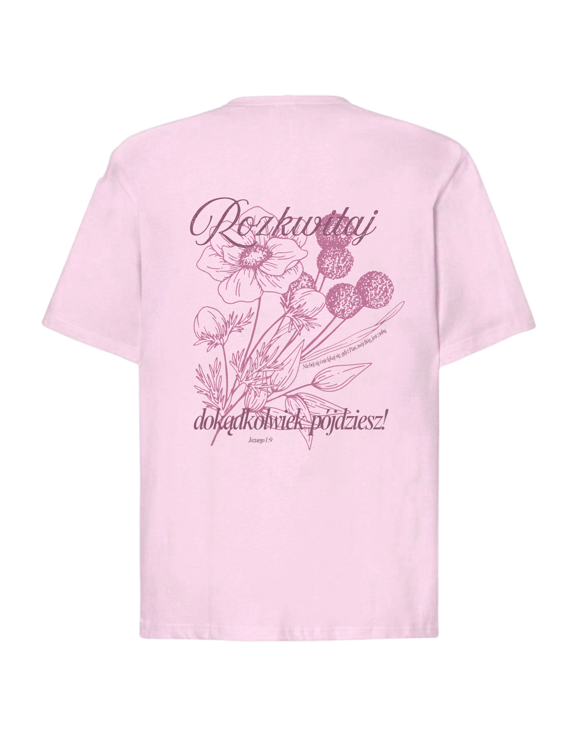 T-Shirt chrześcijański Oversize | Rozkwitaj - obrazek 9
