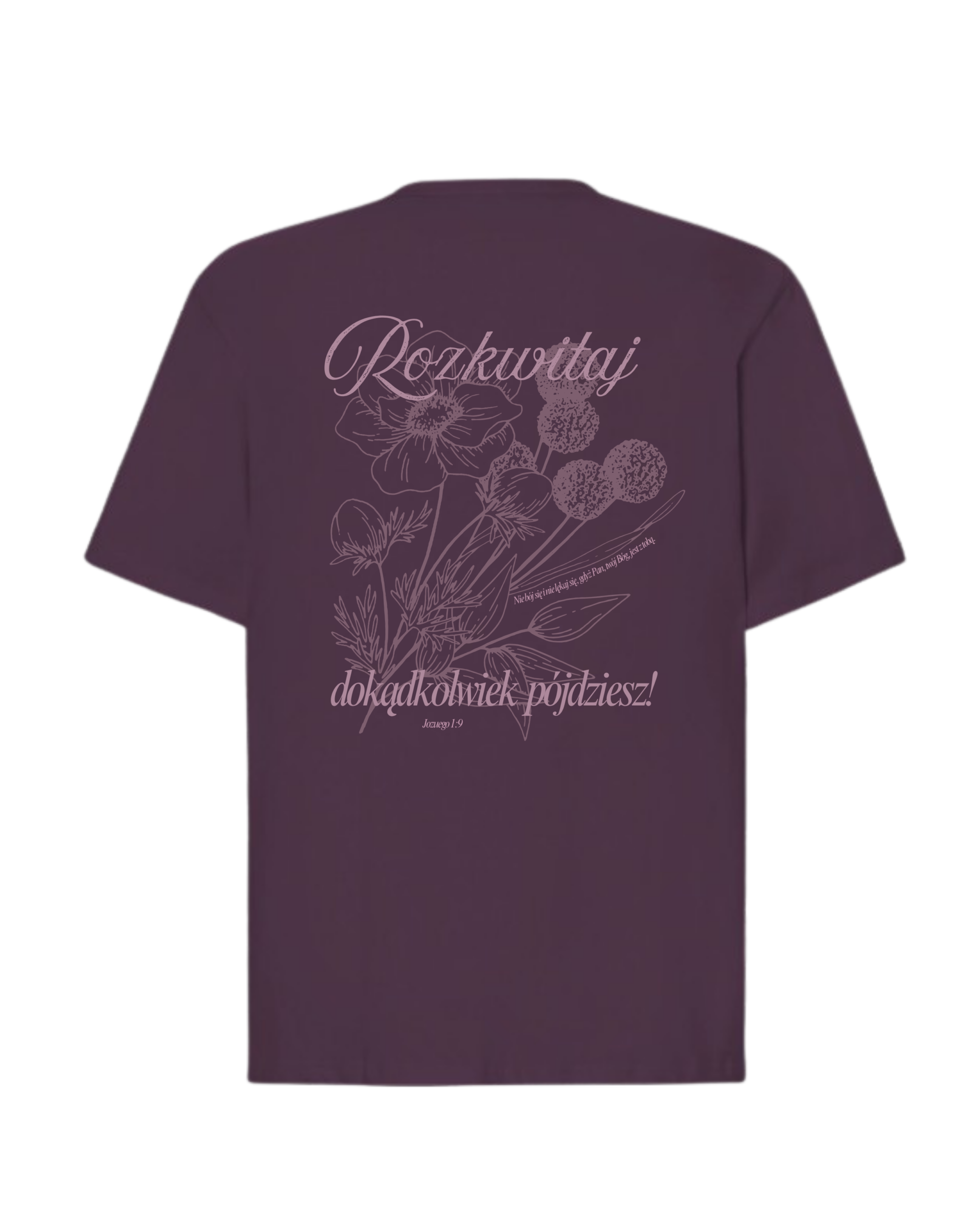 T-Shirt chrześcijański Oversize | Rozkwitaj - obrazek 5