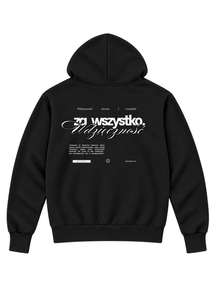 Bluza chrześcijańska oversize | Wdzięczność za Wszystko!