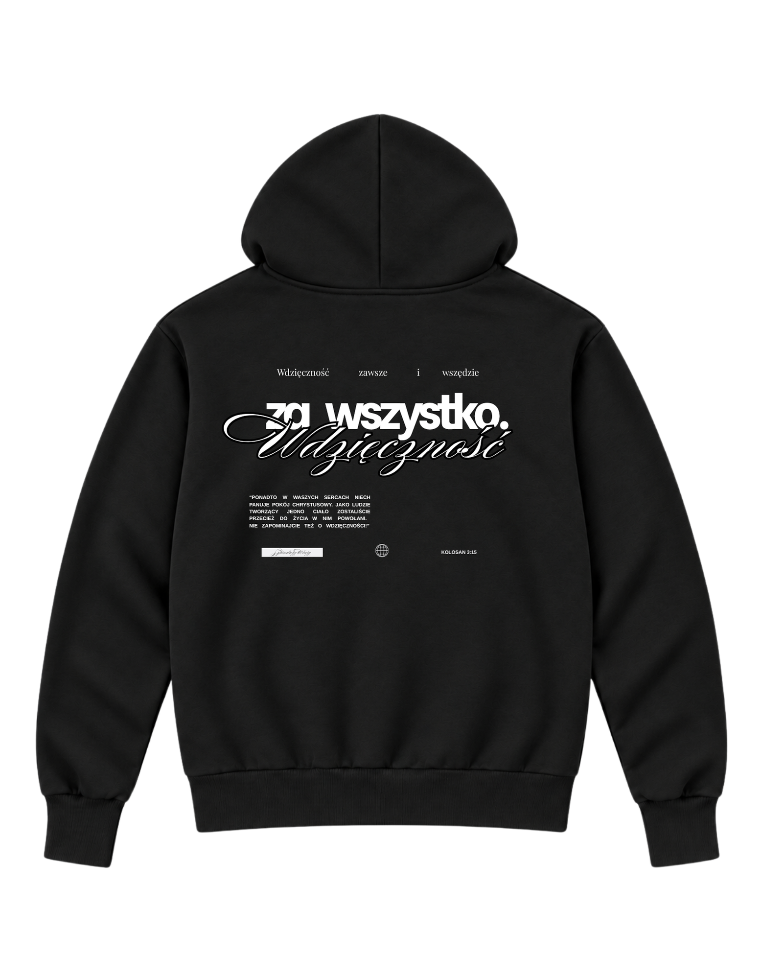 Bluza chrześcijańska oversize | Wdzięczność za Wszystko! - obrazek 2