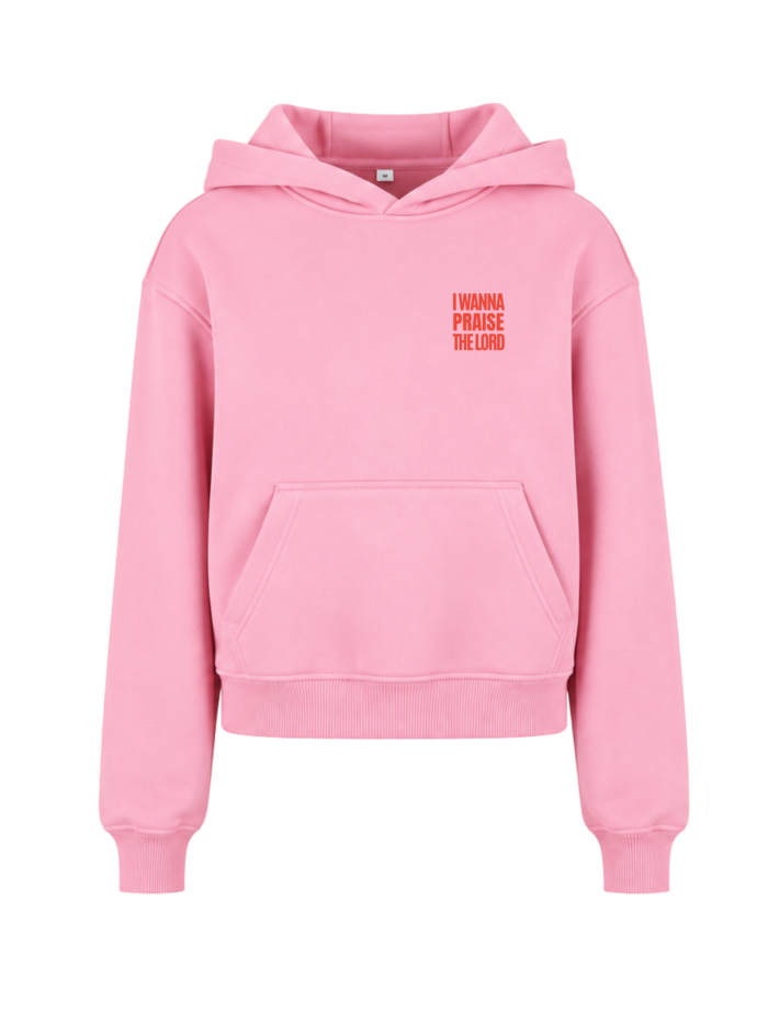 Bluza oversize chrześcijańska | damska I WANNA PRAISE THE LORD