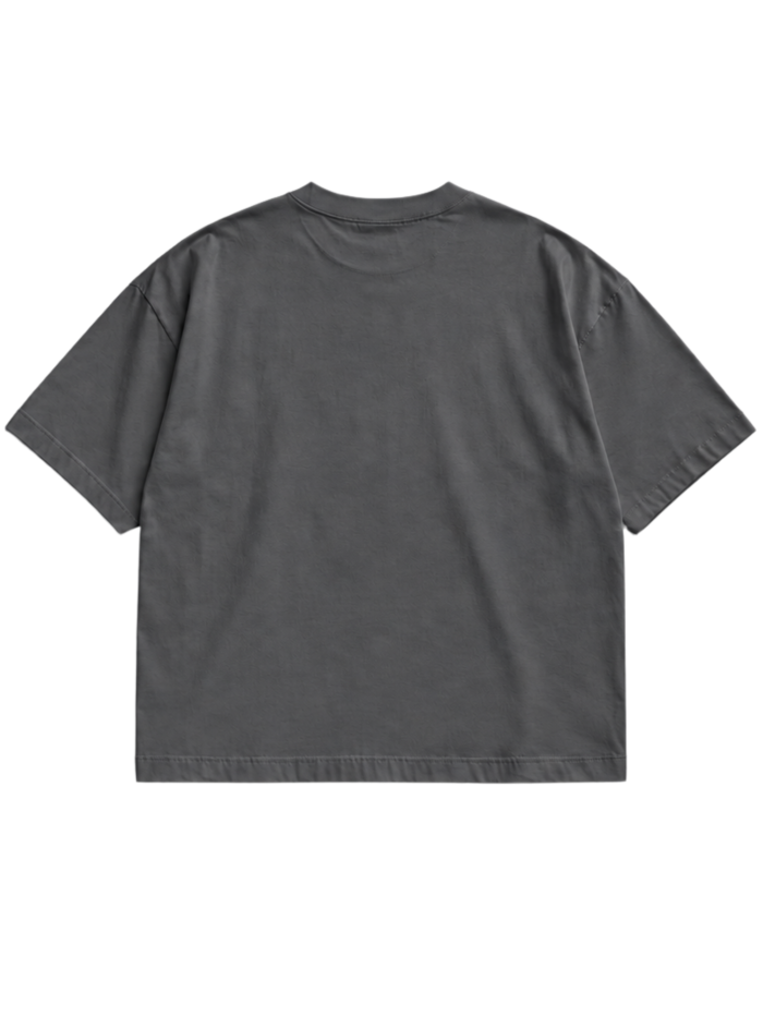 Blessed | T-Shirt chrześcijański boxy damski | grafit