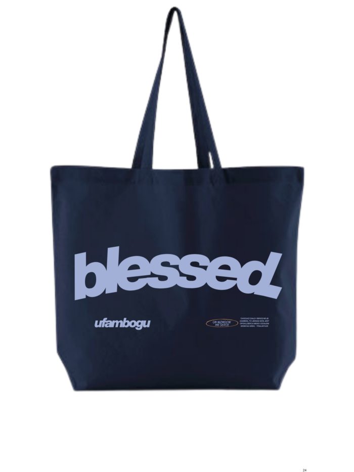Torba Blessed - Granatowa