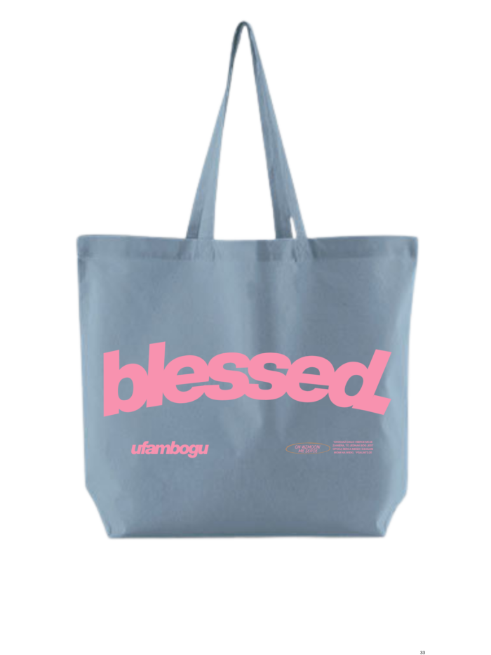 Torba Blessed - Błękitna